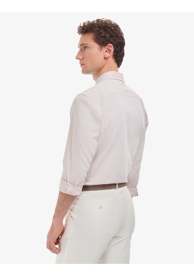 Pierre Cardin Erkek Bej Gömlek Desenli 50320941-vr011