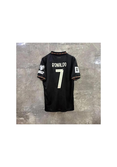 Portekiz 2026 Dünya Kupası Cristiano Ronaldo Forması Black Çok Renkli