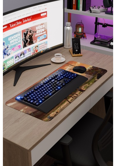 Fallout Kaymaz Dikişli Kauçuk Oyuncu Mousepad V2 - 70x30 Xl Gaming Mouse Pad Fare Altlığı