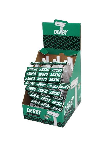 Derby Tek Bıçak 100pcs Banyo Saplı Jilet Bx40
