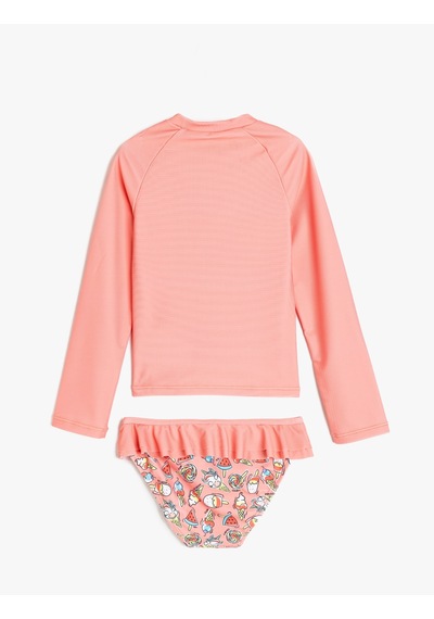 Koton Fırfır Detaylı Unicorn Baskılı Uzun Kollu Bikini Seti Pembe Desenli 5skg00025mm Pembe Desenli Koton Fırfır Detaylı Unicorn Baskılı Uzun Kollu Bikini Seti Pembe Desenli 5skg00025mm Pembe Desenli