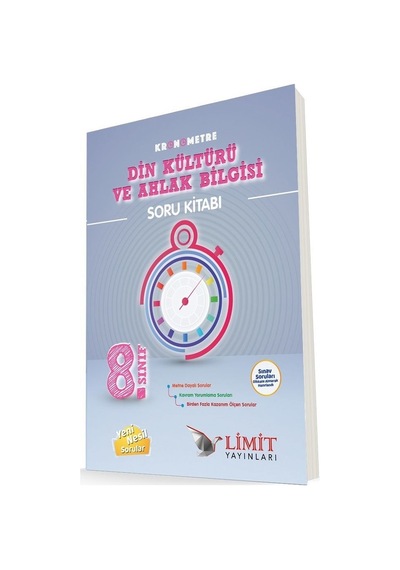 8. Sınıf Kronometre Din Kültürü ve Ahlak Bilgisi Soru Kitabı Limit