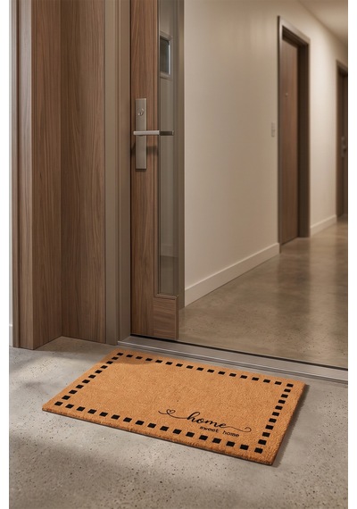 Villadia Home Textile Kapı Önü Paspası Kaymaz Taban Dekoratif Paspas Ev Giriş Antre İç Ve Dış Mekan Paspası 45x70 Cm 4ypycoco