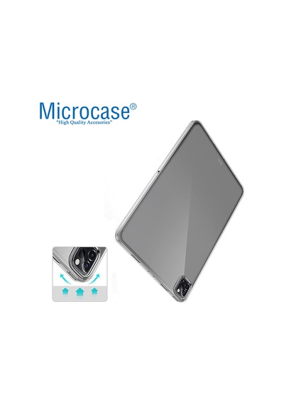 Microcase Apple Uyumlu iPad  Pro 12.9 2022 M2 Tablet TPU Silikon Kılıf - AL8103