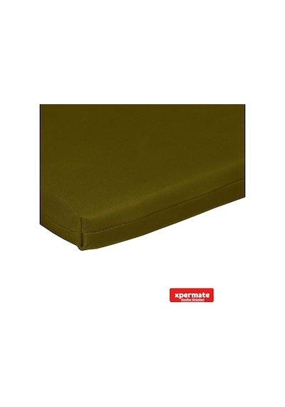 Xpermate Arkalıklı Fermuarlı 40 x 40 CM Sırtlıklı Sandalye Minderi Yeşil
