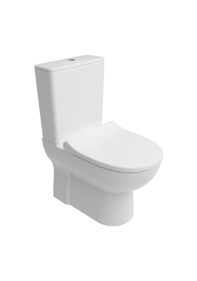 Kale Optimum Kanalsız Duvara Sıfır Klozet + Yavaş Kapanan Klozet Kapağı + Rezervuar + 3/6 İç Takım Beyaz