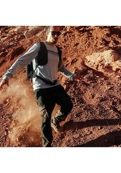 Columbia Tech Trail Utility Warm Ls Crew Mavi Erkek Outdoor Uzun Kollu T-shirt Ae9975-461 Mavi