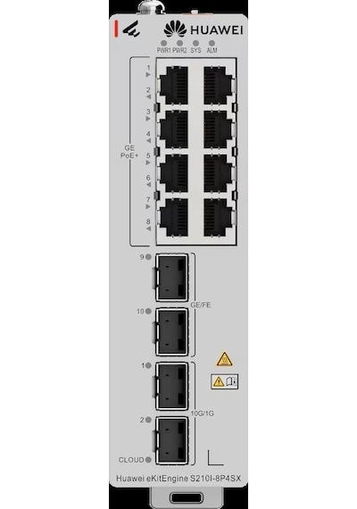 Huaweı 12port Poe+ 240w 4xsfp Gigabit Yönetilebilir Switch Ekıt S210ı-8p4sx
