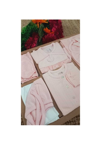 Caramell Barbosa 10'lu Hastane Çıkışı Kız Bebek Şık Model Pembe