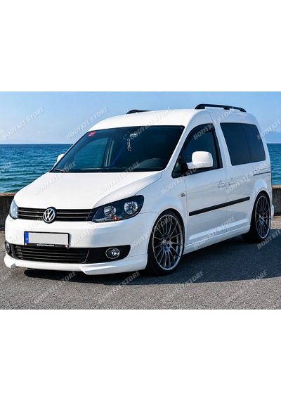 Caddy Ön Tampon Eki Vw Caddy 2010-2015 Uyumlu Ön Ek Karlık - Boyasız - Fiberglass - Açıklamayı Okuyun
