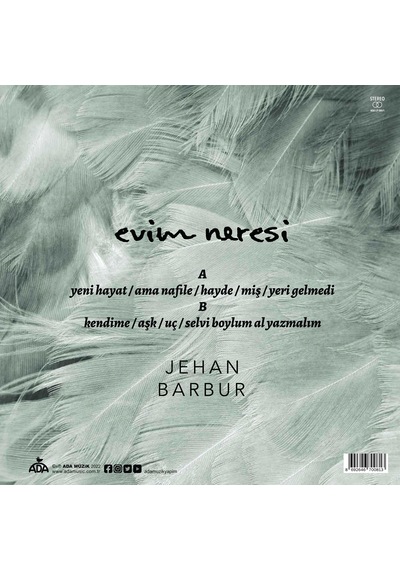 Jehan Barbur - Evim Neresi Plak
