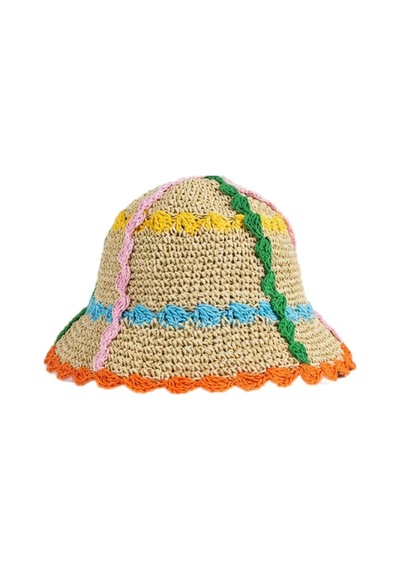 Brandsmiths Mosaic Bloom Hat Sarı
