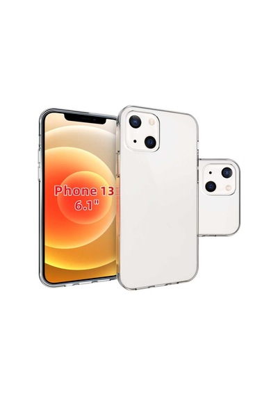 Zore İphone 13 Uyumlu Ogaa Süper Silikon Kılıf-renksiz
