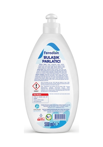 Bitki Özlü Doğal Bulaşık Makinesi Parlatıcı - Gimdes Helal Sertifikalı - 500 Ml
