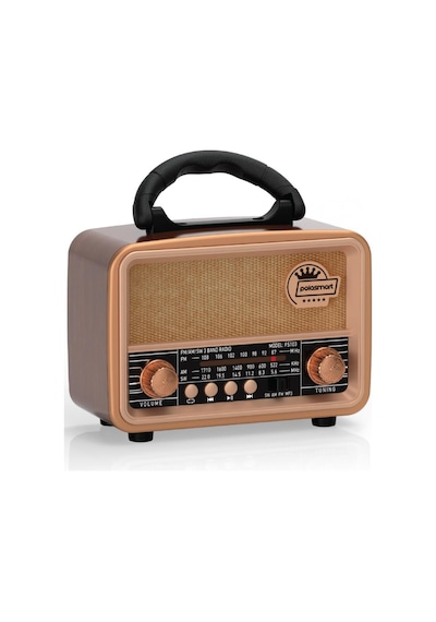 Polosmart Fs103 Nostaljik Radyo Kahverengi