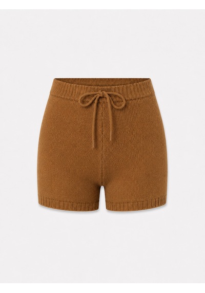 Xint Camel Lüks Pamuk Dokulu Regular Fit Şort 850916