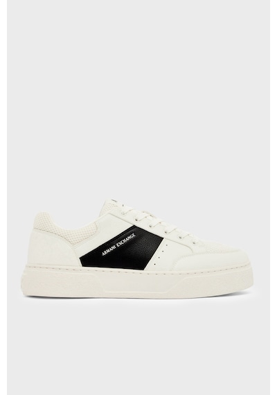 Armani Exchange Erkek Ayakkabı Xm002627 Af22831 M0017 Siyah-beyaz SİYAH-BEYAZ
