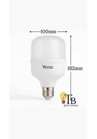 Venso E27 Led Torch Ampul 30w 3300lm 6500k Beyaz Işık 1