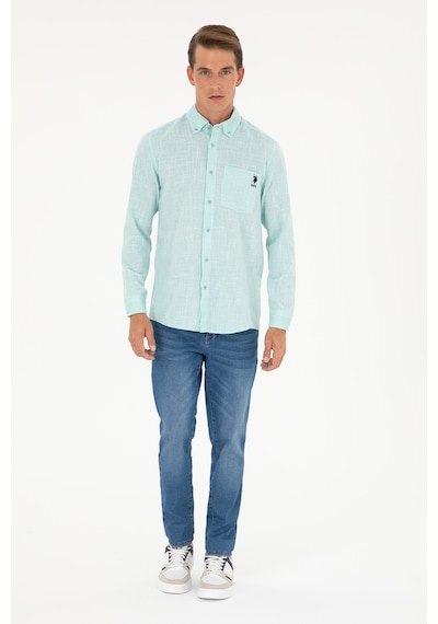 U.s. Polo Assn. Erkek Mint Gömlek Desenli 50288661-vr090 Mint U.s. Polo Assn. Erkek Mint Gömlek Desenli 50288661-vr090 Mint