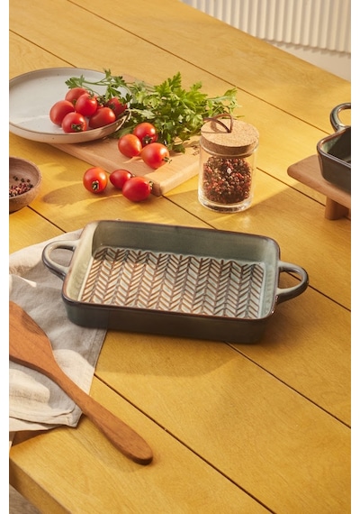 Karaca Culina Reaktif Fırın Kabı Gri 31 Cm Gri
