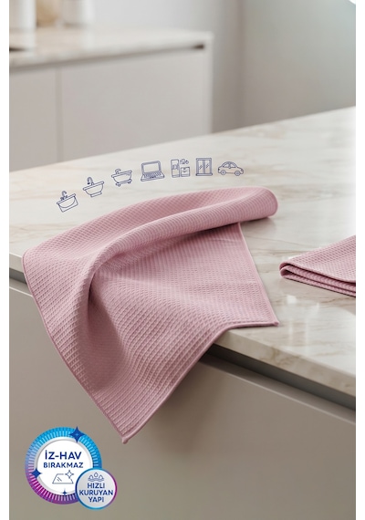 Mikrofiber Çok Amaçlı Bez Pembe Diğer