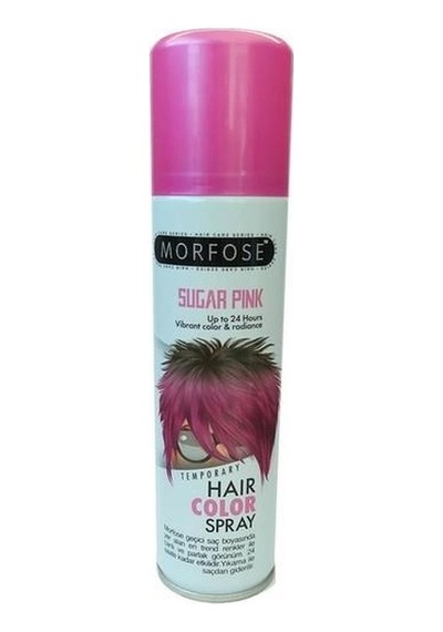 Morfose Renkli Sprey Sugar Pınk Pembe 150 Ml