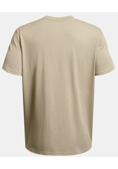 Under Armour Ua Hw Armour Label Ss Erkek T-shirt-28046-bej Bej