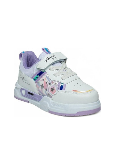 Celira Als Beyaz Lila Cilt Kız Çocuk Sneaker Spor Ayakkabı Beyaz Lila