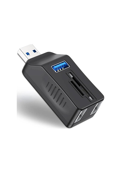 8060 Usb 3.0 Hub 5 Port Çoklayıcı Sd Tf Micro Sd Mmc Kart Okuyucu Splitter Çevirici