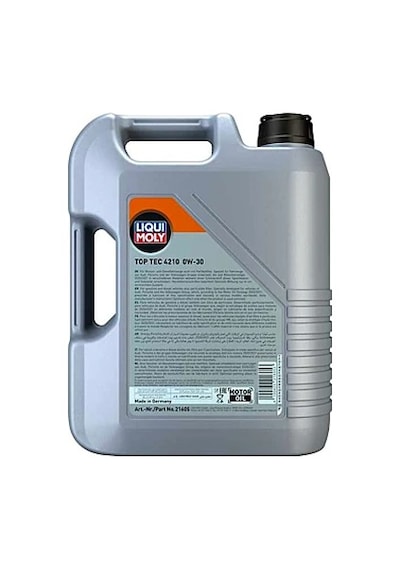 Lı21605 - 0w-30 Vw Motor Yağı Tam Sentetik Top Tec 4210 5l - Liqui Moly