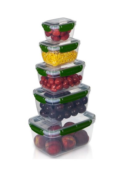 5'li Master Dikdörtgen Saklama Kabı 400 ML - 800 ML - 1400 ML - 2300 ML - 4000 ML 001