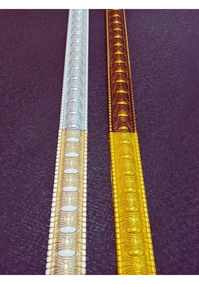 Poliüretan Dekoratif Duvar&tavan Çıta Bordürü -beyaz Renk En:4 Cm-boy:100 Cm -duvar Süsü