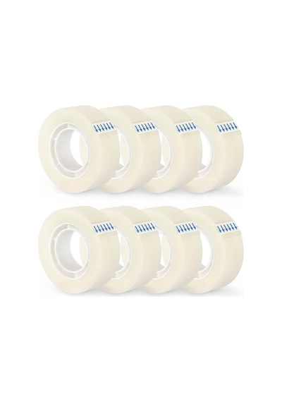 Kraf Görünmez Bant 19 Mm X 33 Mt. 8'li Ekonomik Paket Diğer