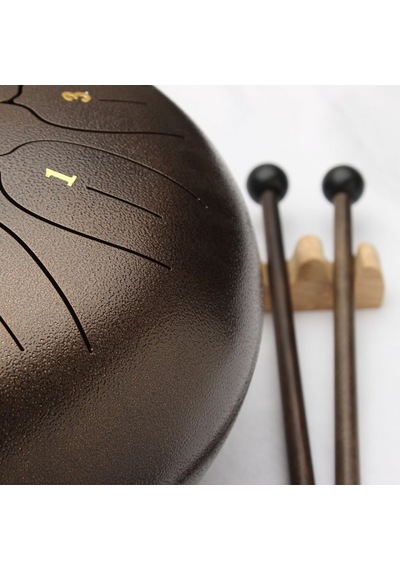 Cox Cstd-brown Steel Tongue Drum Kahverengi Doğal Toprak Rengi Zengin Harmonikler