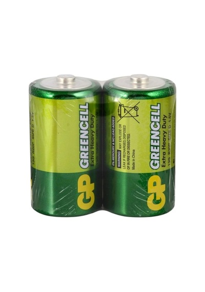Gp Gp13g Greencell R20p/1250/d Büyük Boy D Pil 2'li Shrink
