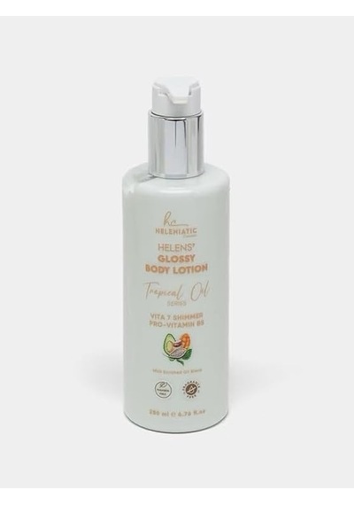 Tr Helens' Glossy Body Işıltılı Vücut Losyonu, Tropical Oil Serisi, Vita 7 Shimmer Pro-vitamin B5, 250 Ml