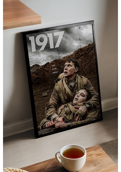 1922 Siyah Ahşap Çerçeveli Poster, Dekoratif Film Duvar Tablosu
