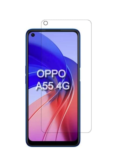 Oppo A55 Nano Kırılmaz Cam Ekran Koruyucu Şeffaf