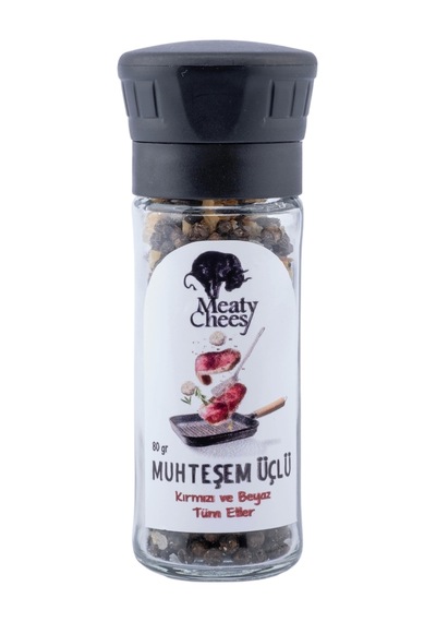 Meaty & Cheesy Muhteşem Üçlü Özel Baharat Karışımı Cam 80 G