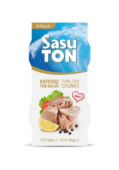 Sasu Blue Klasik Ton Balığı İri Parça 4 x 160 G
