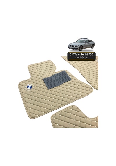Oto Halı Paspas Bmw 4 Serisi F36 2014-2020 Uyumlu M M Teknik Sport Kaymaz & Şık Tasarım