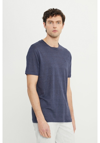 AC&Co / Altınyıldız Classics Erkek Lacı %100 Keten Slim Fit Dar Kesim Bisiklet Yaka Tişört Lacı AC&Co / Altınyıldız Classics Erkek Lacı %100 Keten Slim Fit Dar Kesim Bisiklet Yaka Tişört Lacı