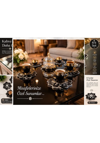 Kahve Sunum Pecetesi El Yapımı İnci Detaylı 15x15 Ölcü 6 Adet Renkli - Beyaz - Gold - Gümüş - Siyah Kahve Sunum Pecetesi El Yapımı İnci Detaylı 15x15 Ölcü 6 Adet Renkli - Beyaz - Gold - Gümüş - Siyah