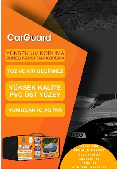 Carguard Opel Mokka Lüks Araba Brandası Miflonlu Branda Oto Çadır Örtü