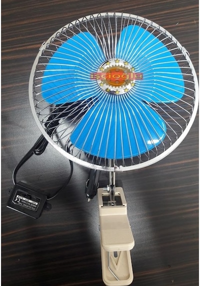 Araç Içi Vantilatör Serinletici 12 Volt 8 Inc Mandallı 12V Pmx
