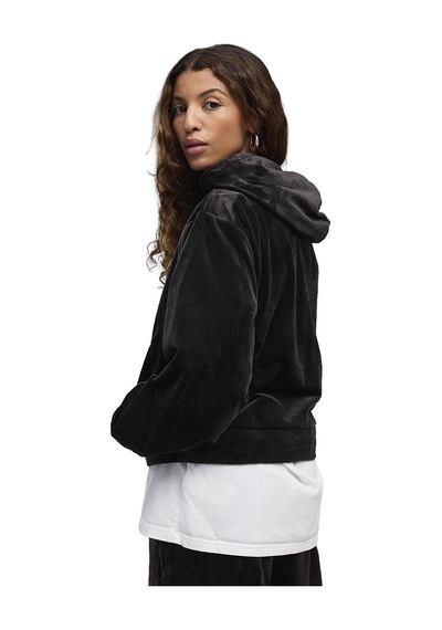 Puma Essentials Elevated Velour Kadın Siyah Günlük Stil Sweatshirt 69402001