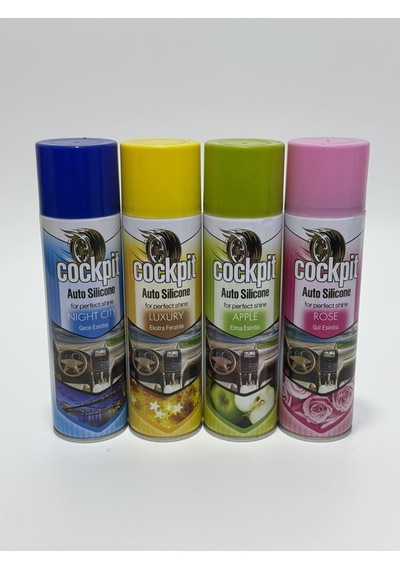Cockpit Parfümlü Oto Göğüslük Torpido Parlatıcı 220ml 48 Adet 1 Koli