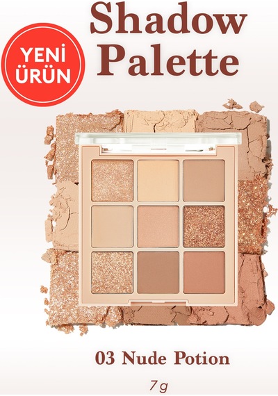 Dasique Mat Ve Işıltılı Renk Seçenekleri Sunan Far Paleti Shadow Palette 03 Nude Potion 03 Nude Potion