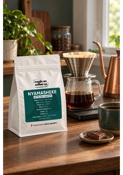 Nyamasheke Rwanda Nitelikli Filtre Kahve 200 Gr Bourbon Yıkanmış