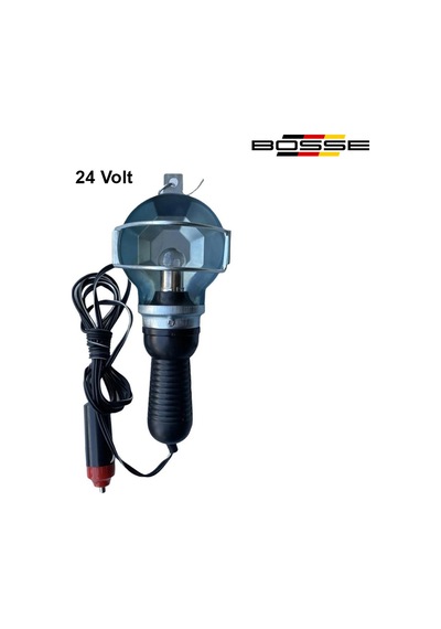 Kamyon Minibüs Seyyar Lamba 24 Volt Metal Kafesli Askılı